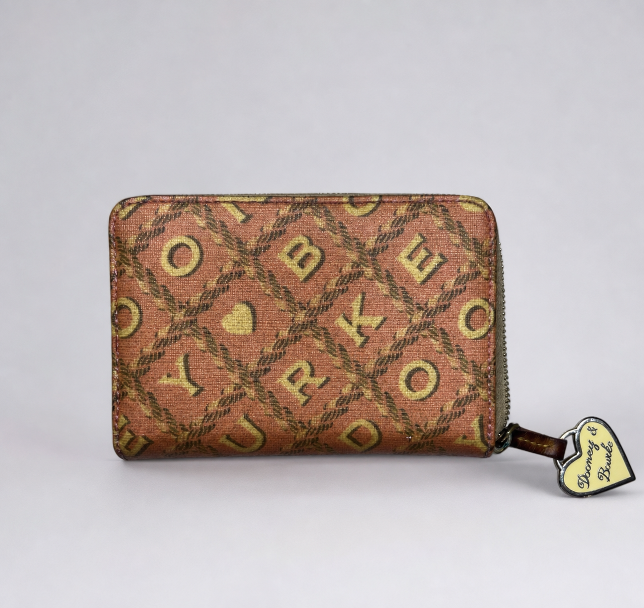 Dooney & Bourke Logo Pattern Wallet