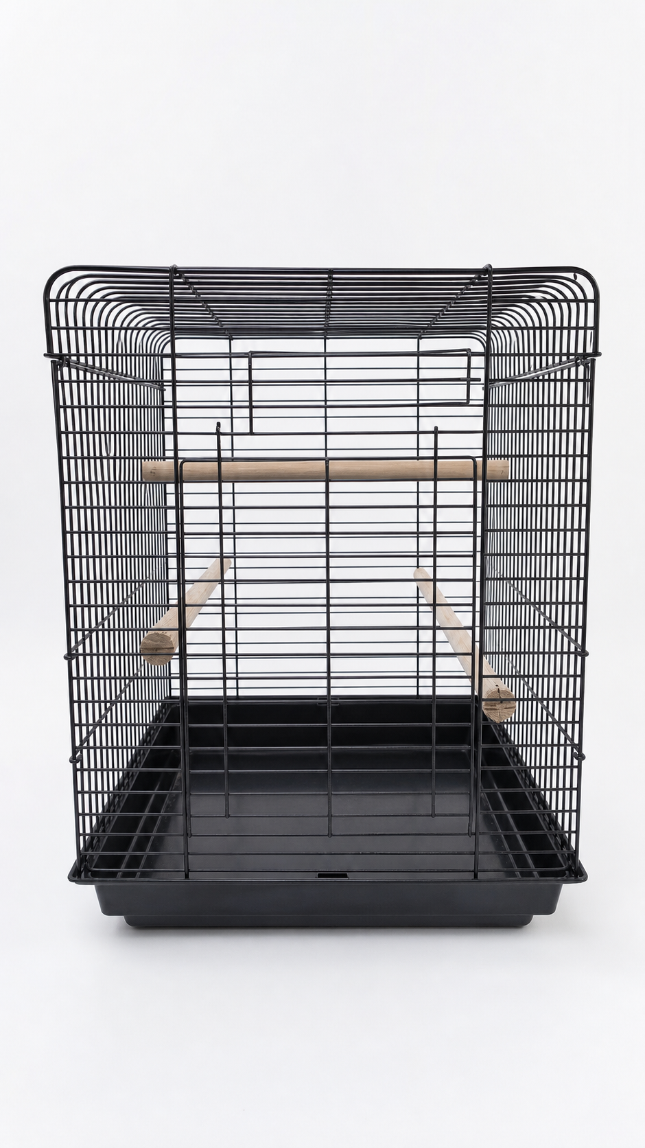 Large Black Bird Cage with Perches