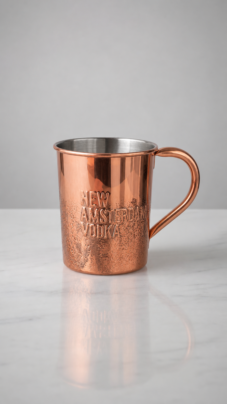 Copper Moscow Mule Mug - New Amsterdam Vodka