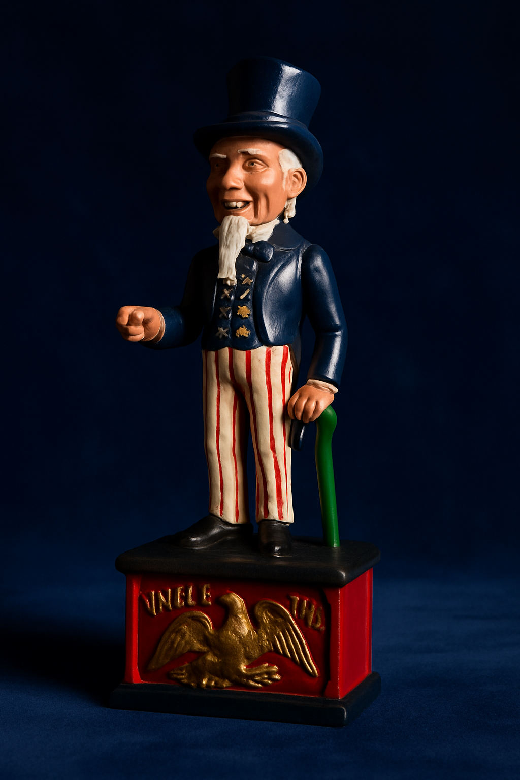 Vintage Uncle Sam Mechanical Bank