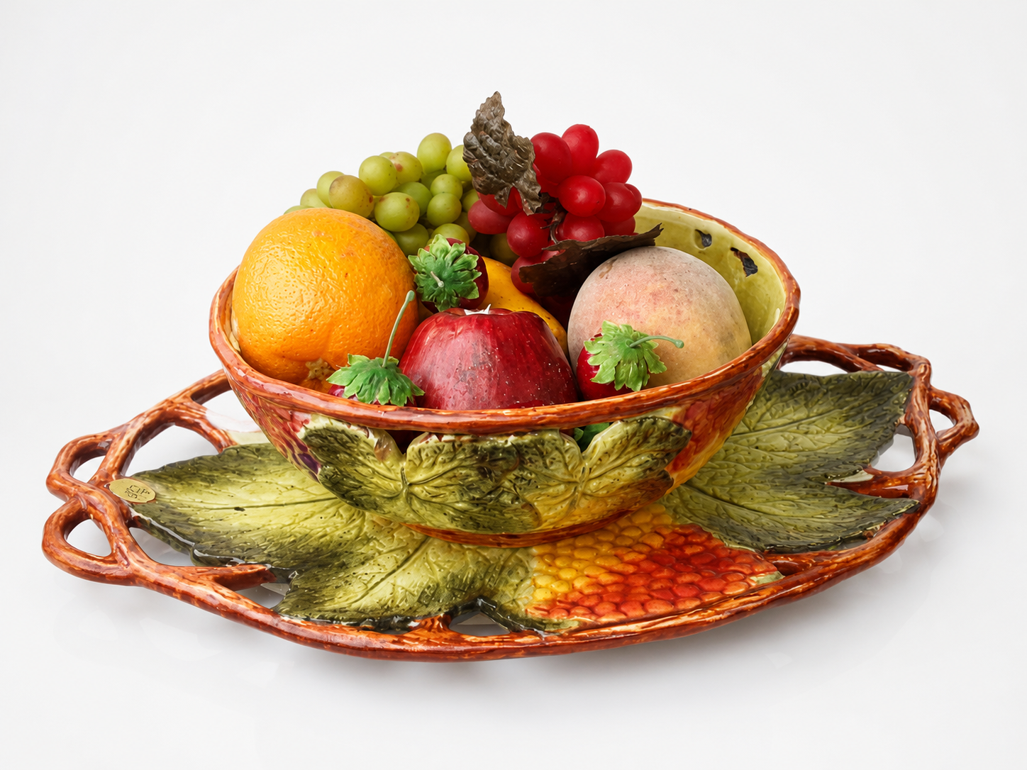 Ceramic Harvest Leaf Serving Dish Set photo