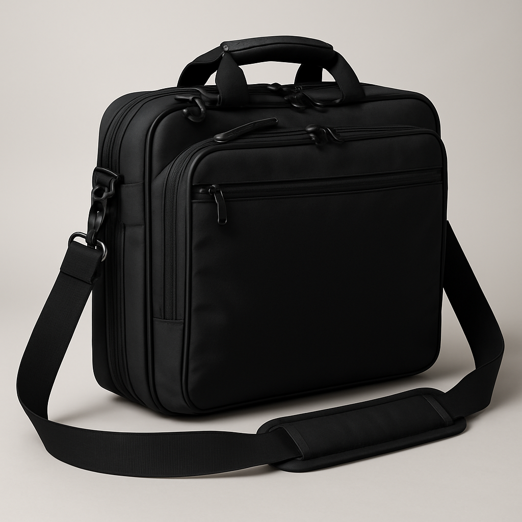 Professional Black Laptop Bag