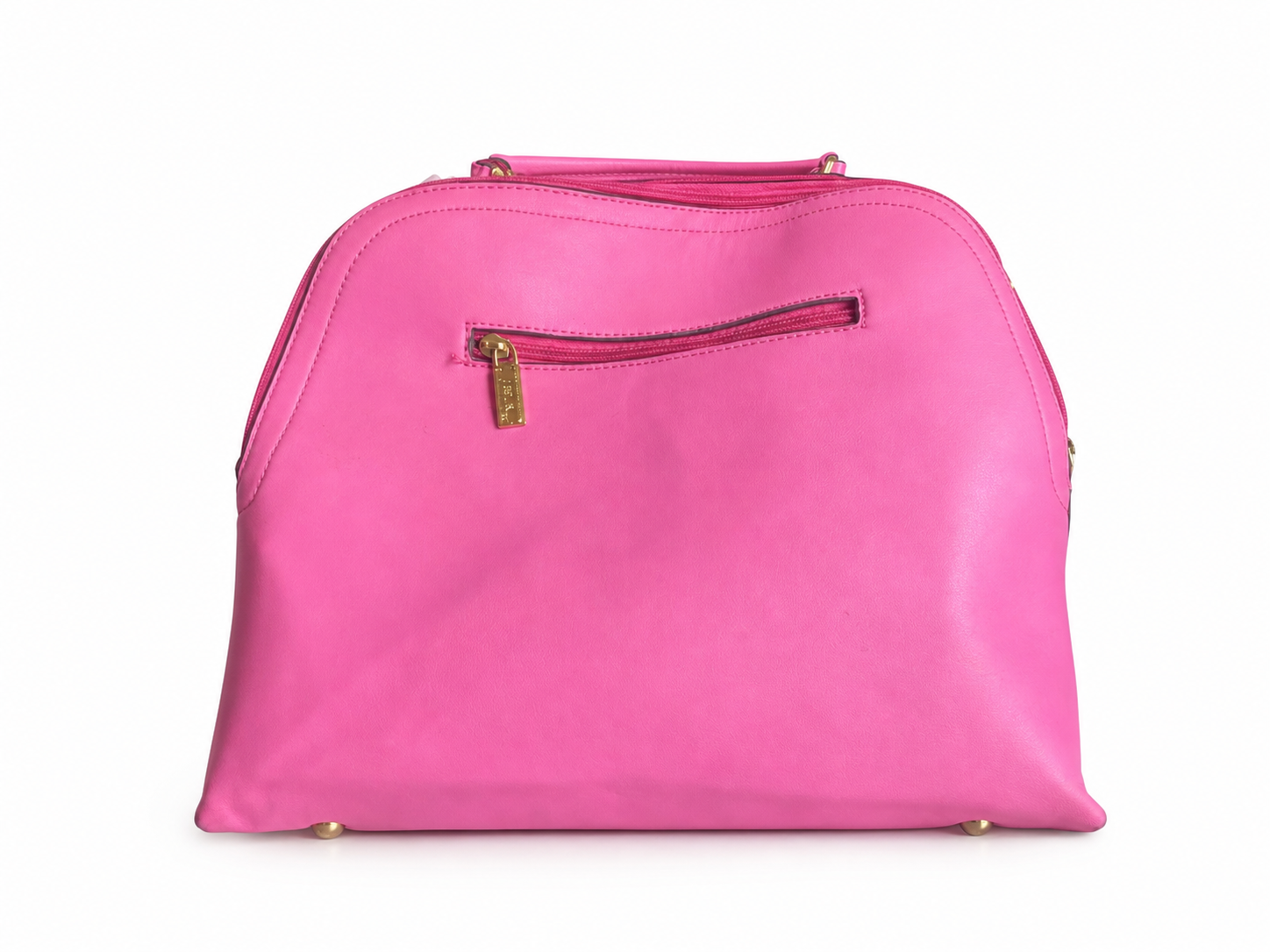 Stylish Pink Tote Bag with Zipper