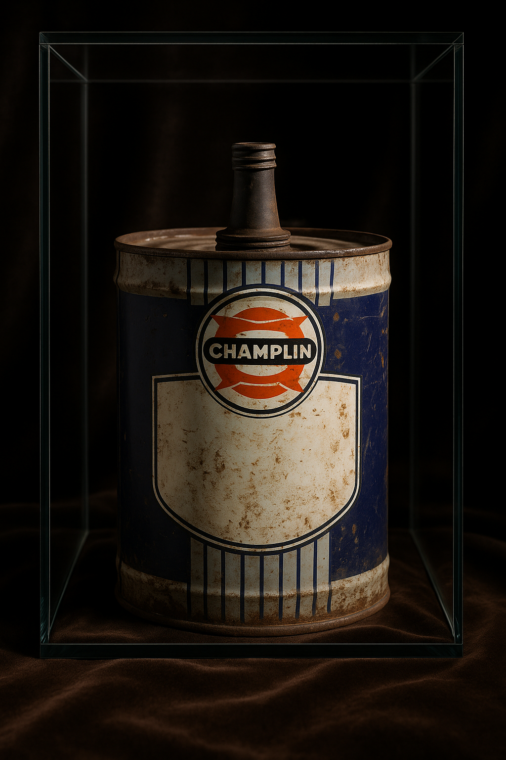 Vintage Champlin Oil Can Collection