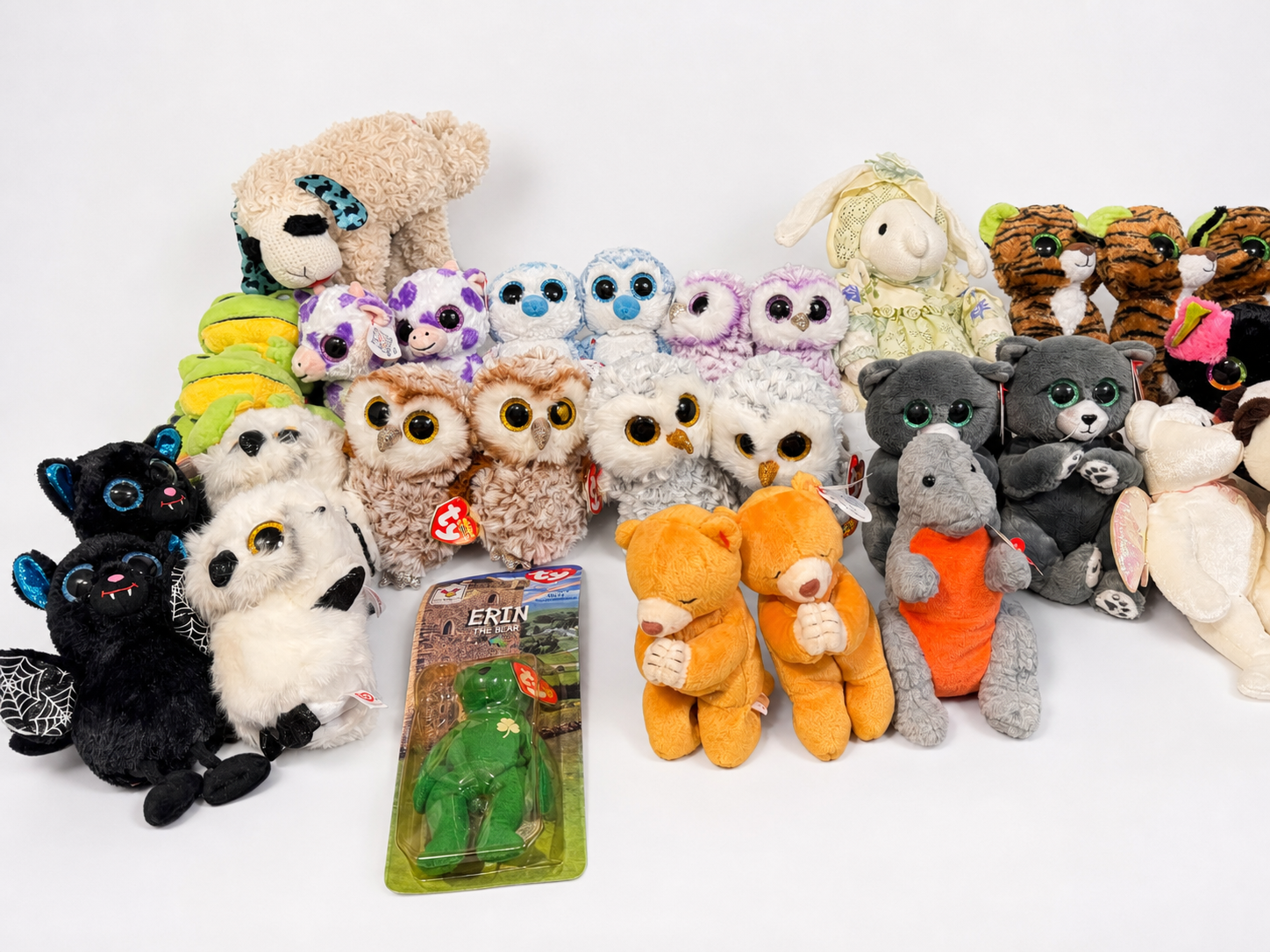Large Collection of Beanie Babies and Plush Toys $3/each for most