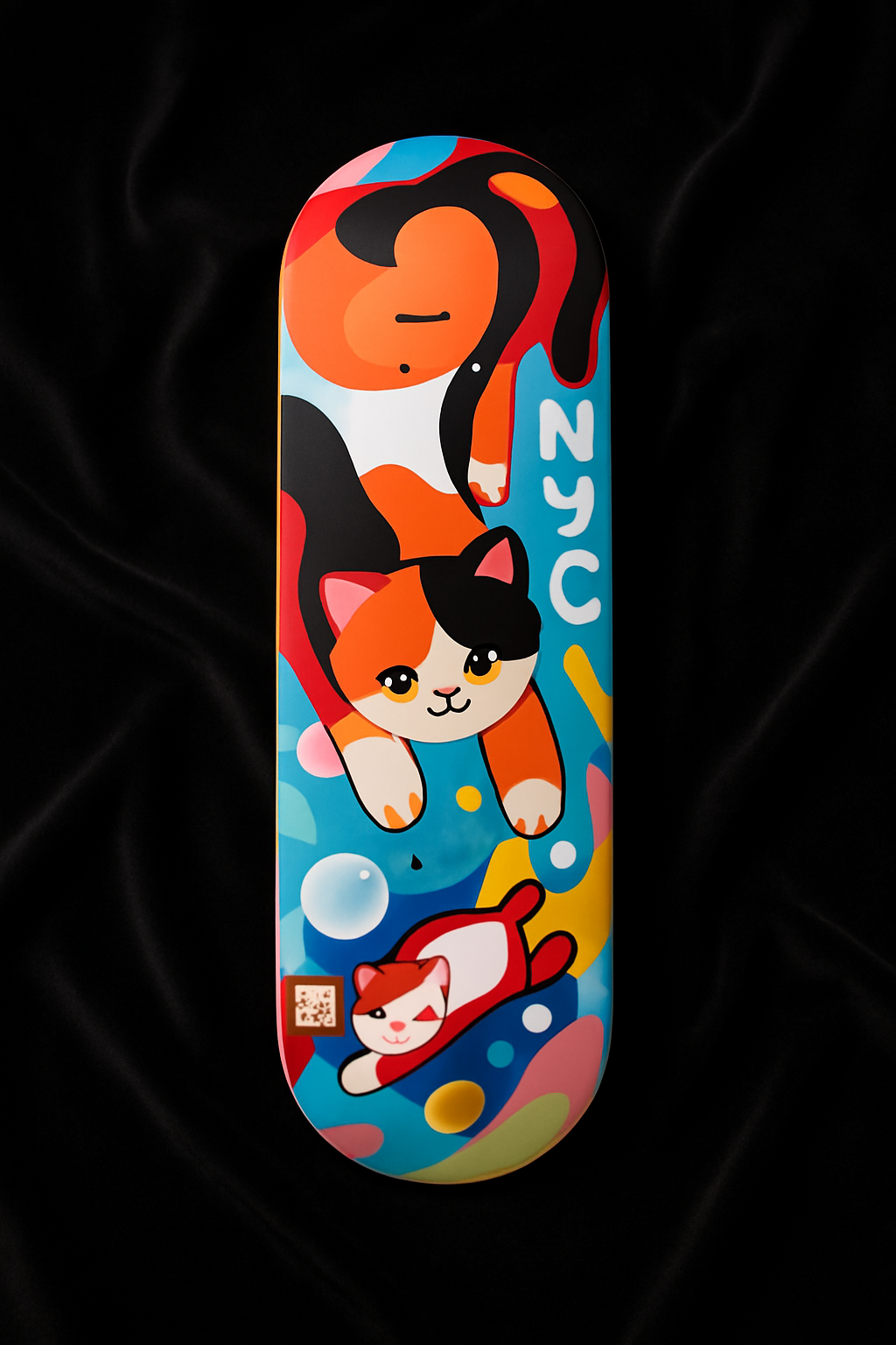 Artistic Skateboard Deck by Christina C. Young