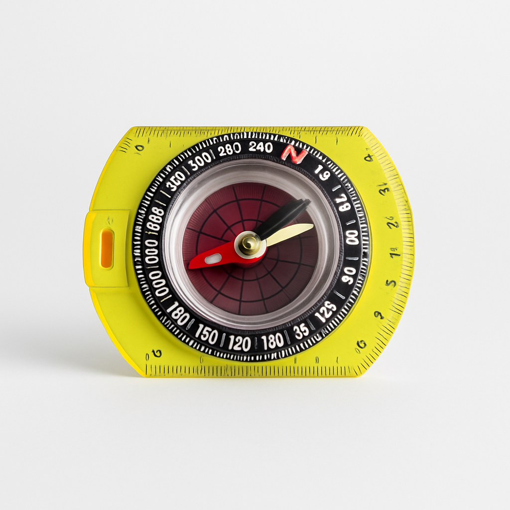 Orienteering Compass with Ruler