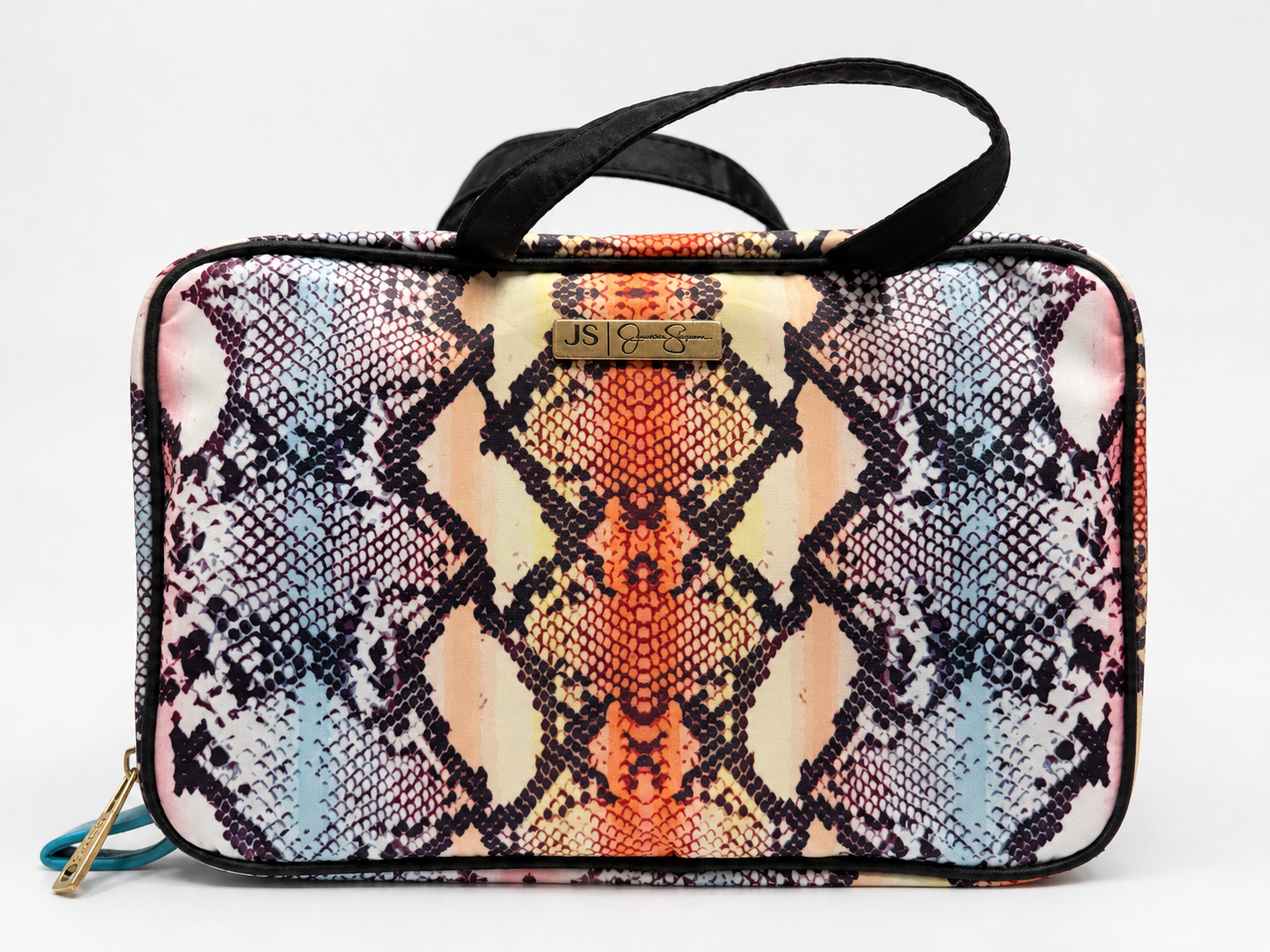 Jessica Simpson Snakeskin Print Toiletry Bag
