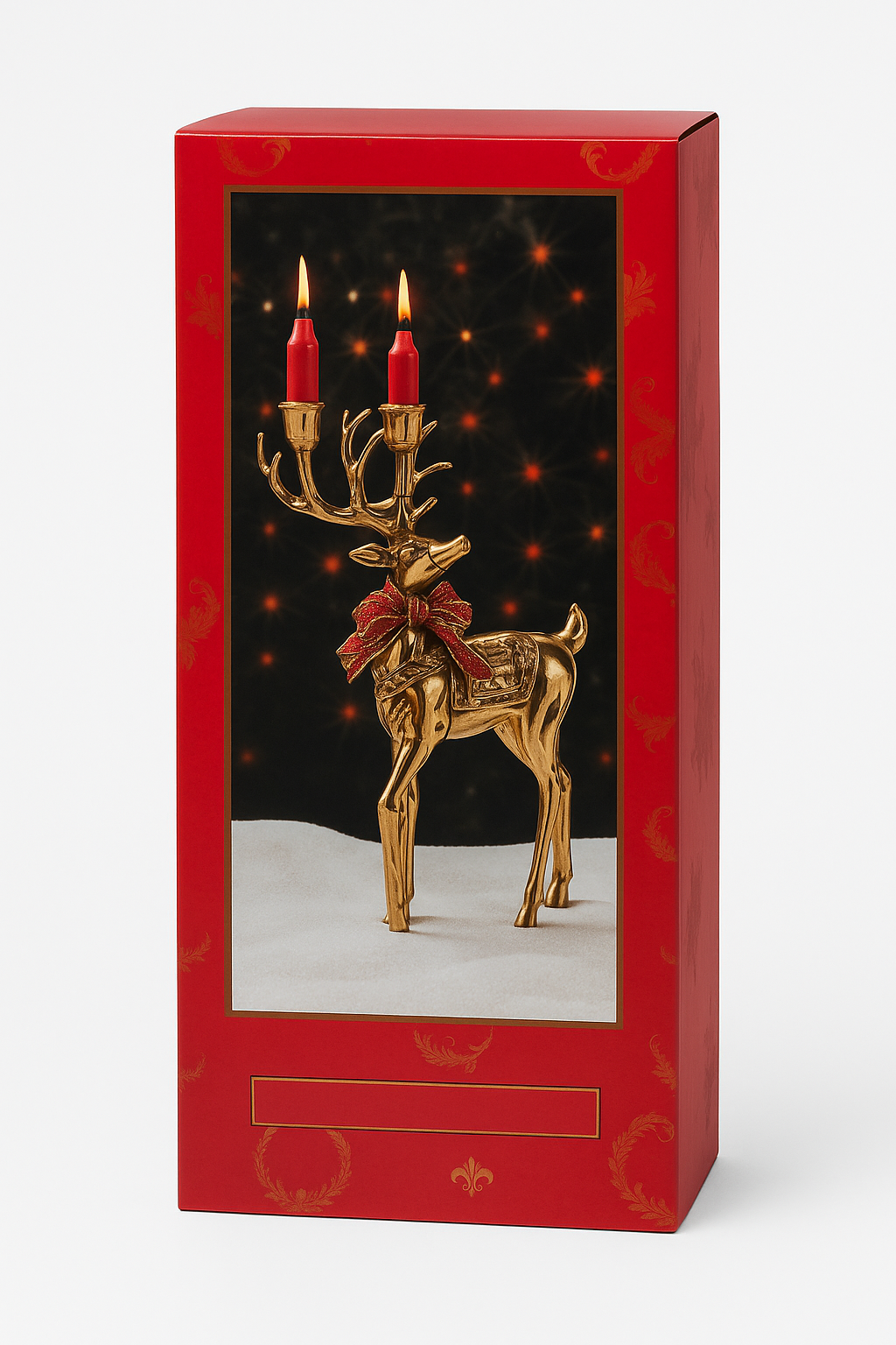 Reindeer Candle Holder with Box