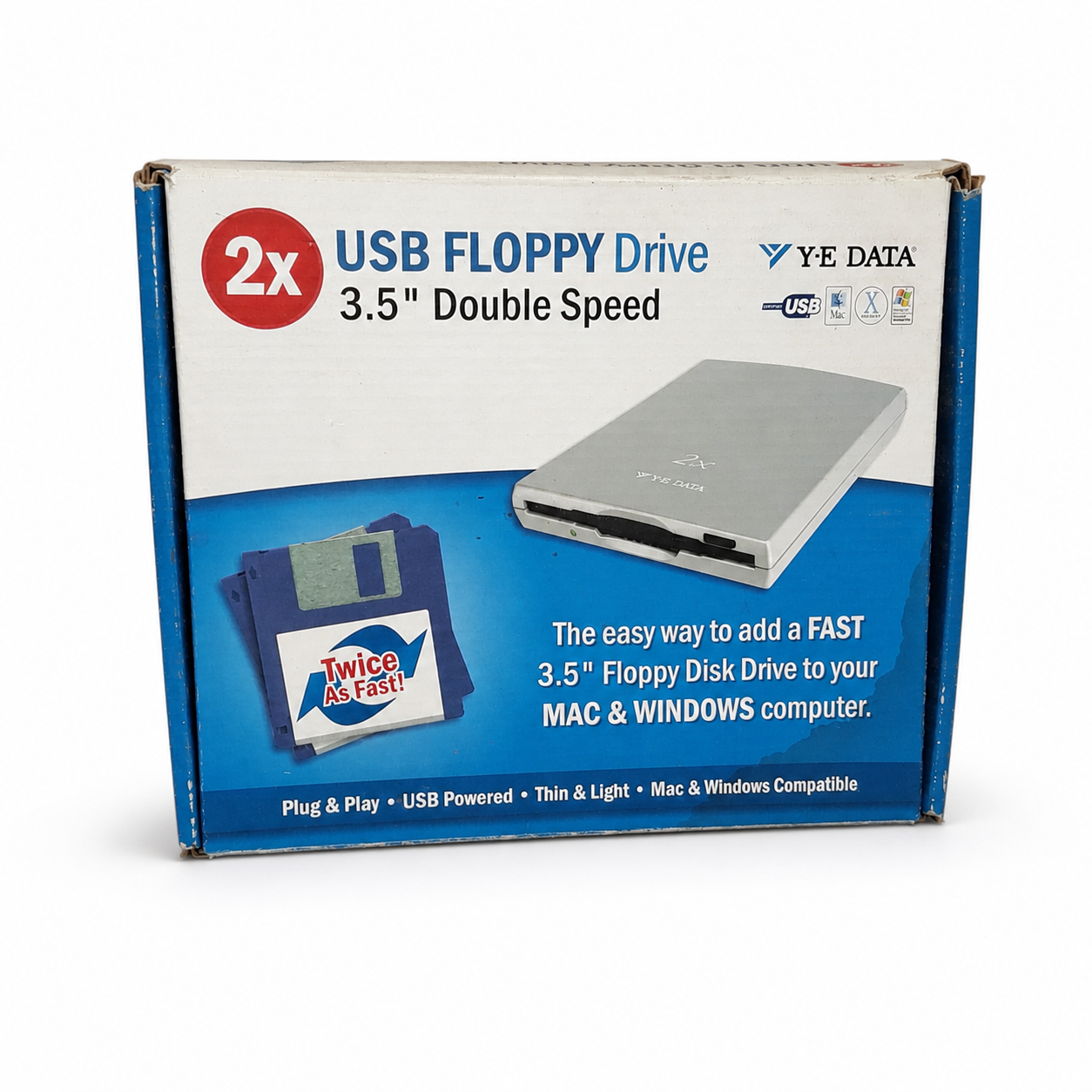 Y-E DATA USB Floppy Drive 3.5" Double Speed