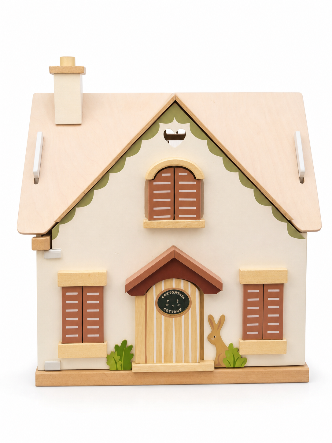 Cottontail Cottage Charming Wooden Dollhouse Cottage