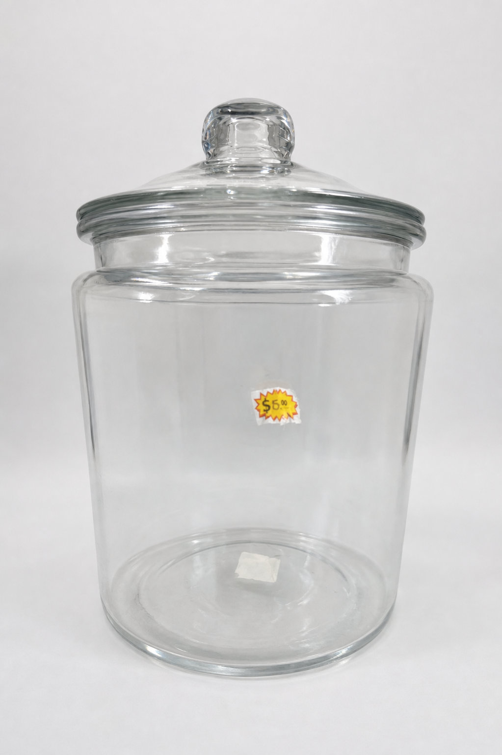 Large Glass Storage Jar with Lid