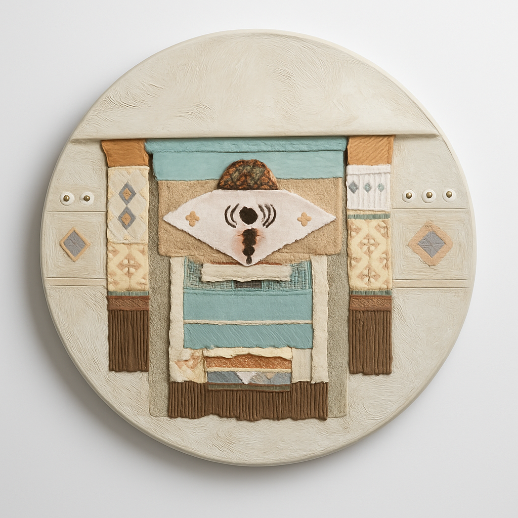 Round Mixed Media Wall Art