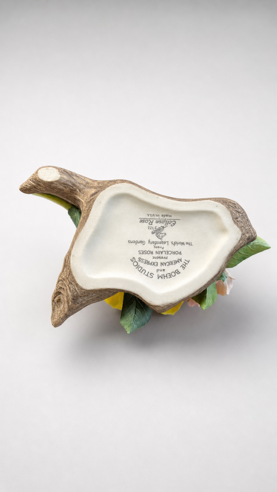 The Boehm Studios Porcelain Rose Figurine