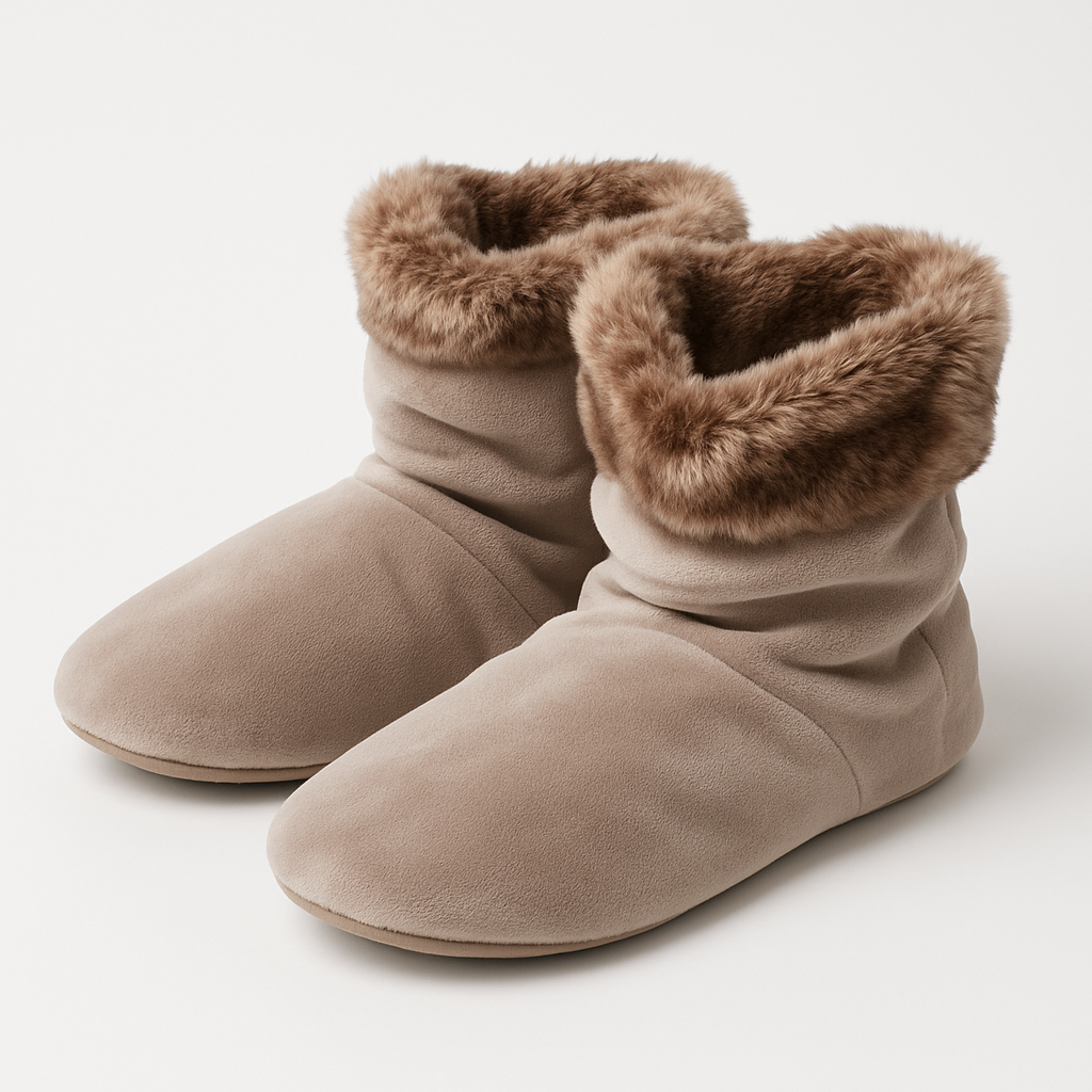 Cozy Fur-Lined Indoor Slippers