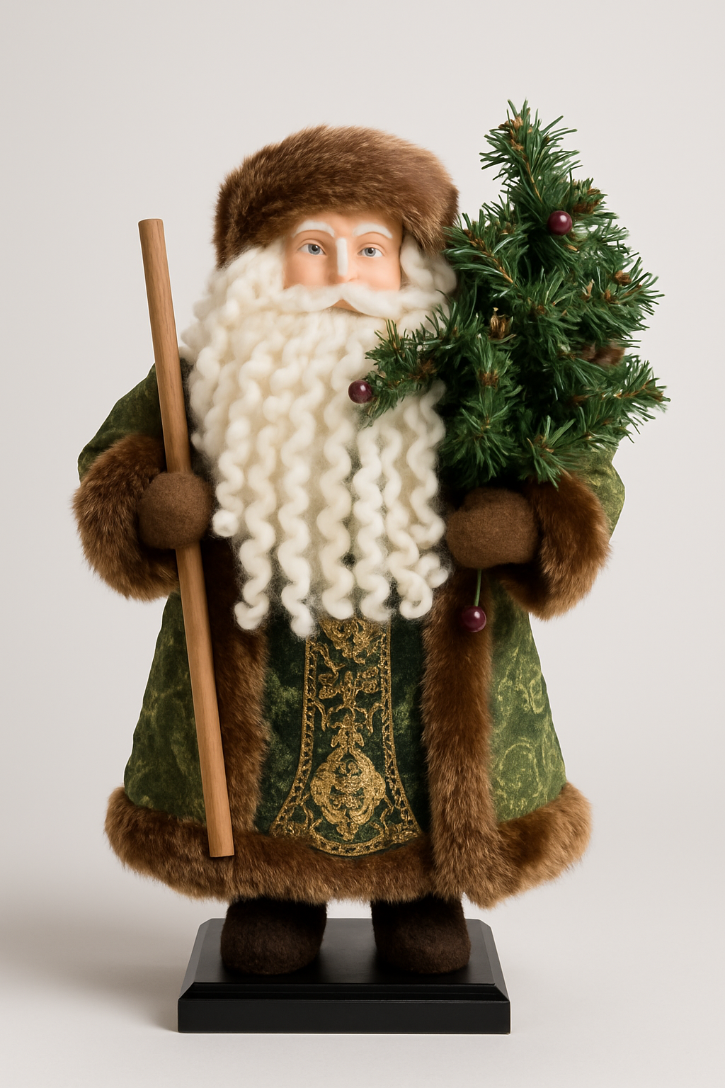 Exquisite Vintage Santa Claus Figure