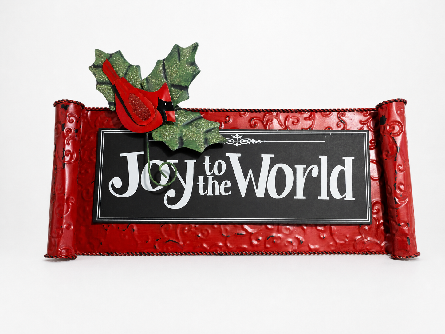 Festive 'Joy to the World' Wall Decor photo