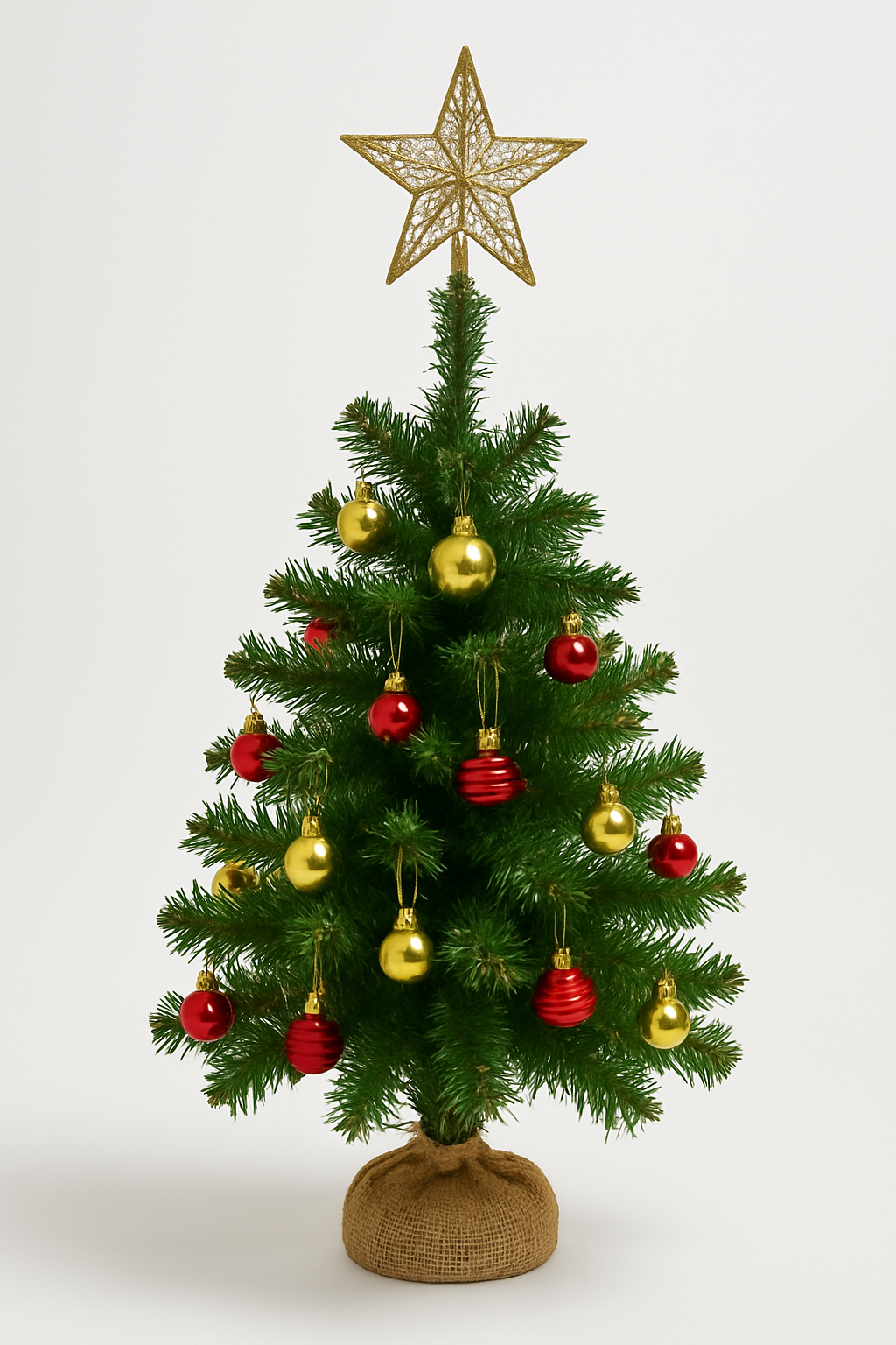 Decorative Christmas Tree with Ornaments