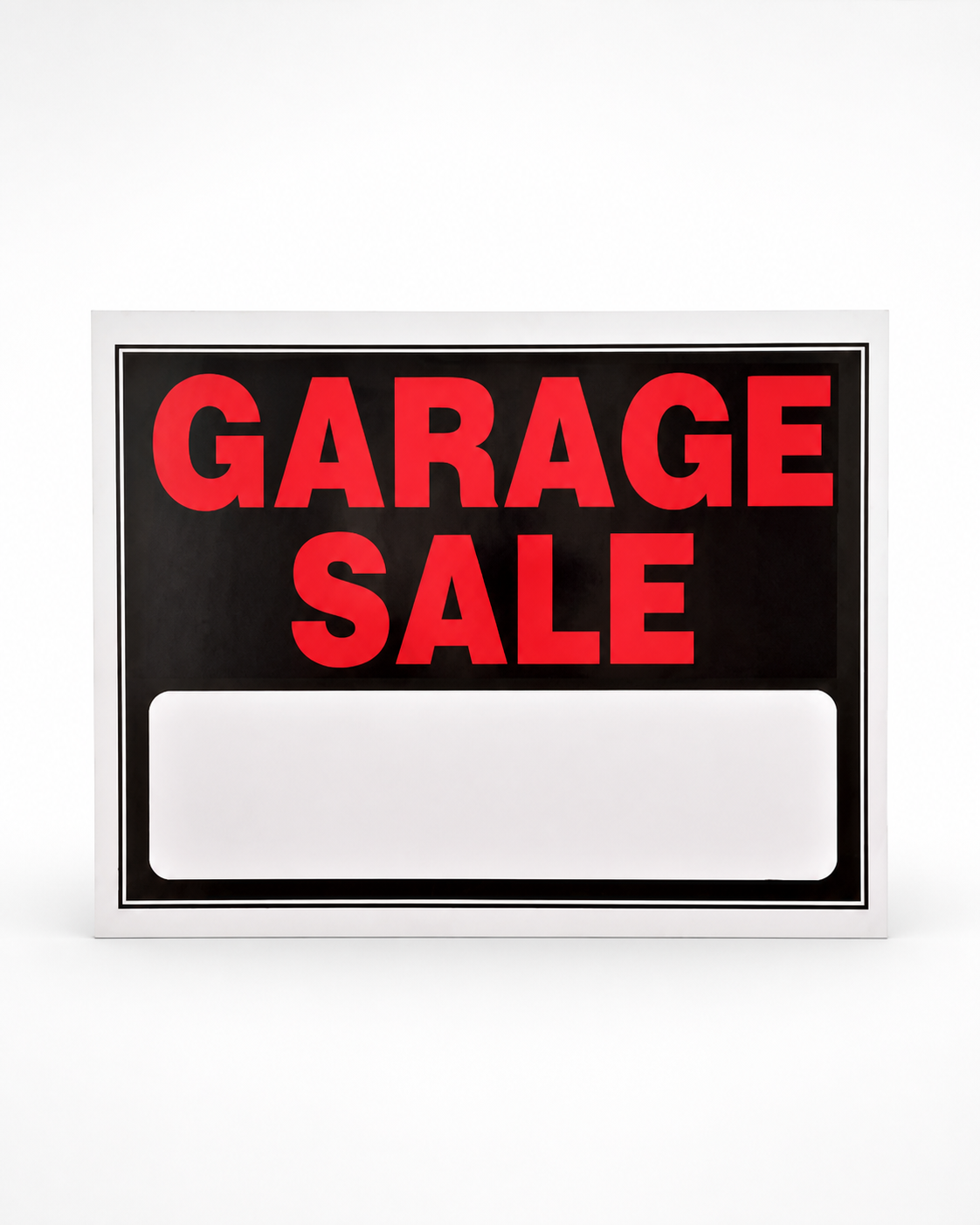 Bold Garage Sale Sign with Write-In Space