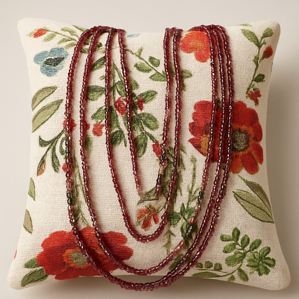 Elegant Multi-Strand Beaded Necklace