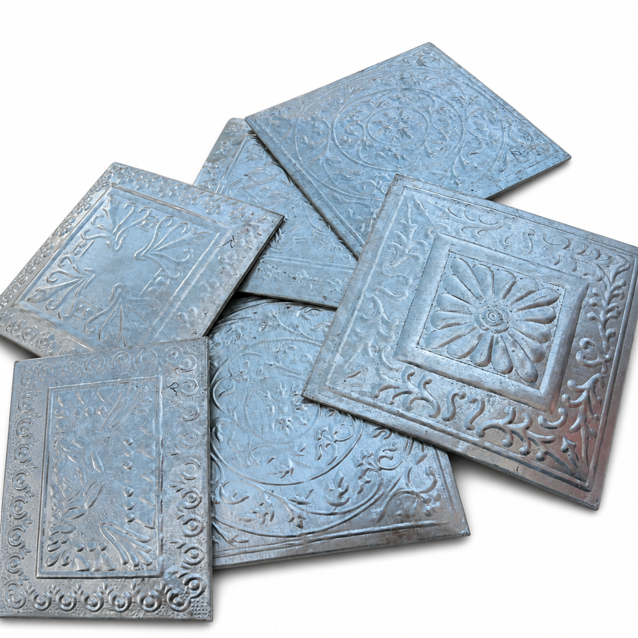 Ornate Decorative Metal Ceiling Tiles