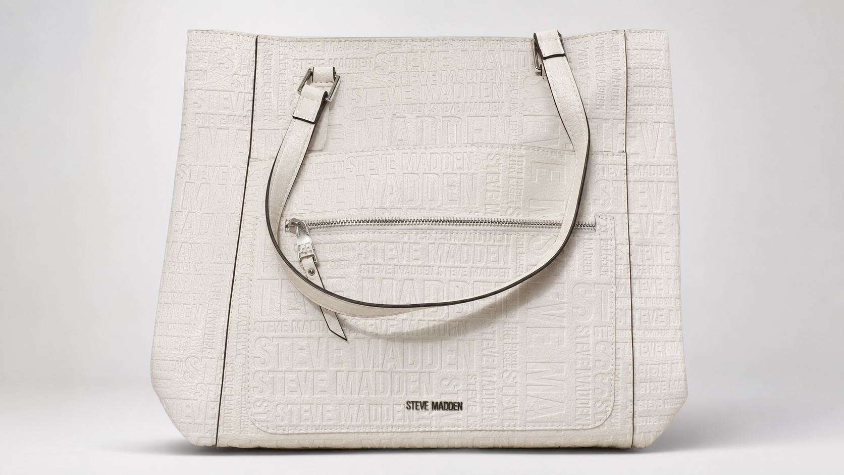 Steve Madden Embossed Logo Tote Bag