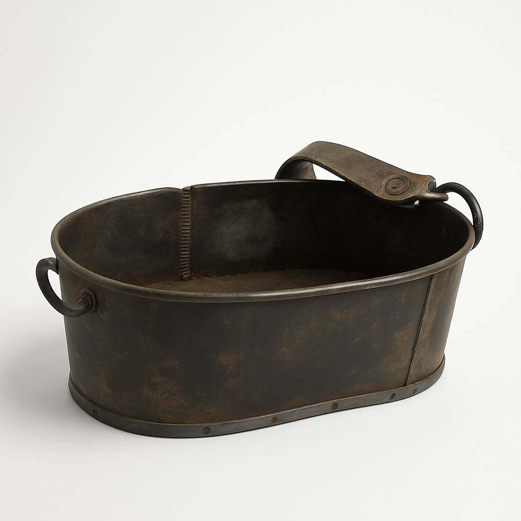 Antique Metal Coal Scuttle