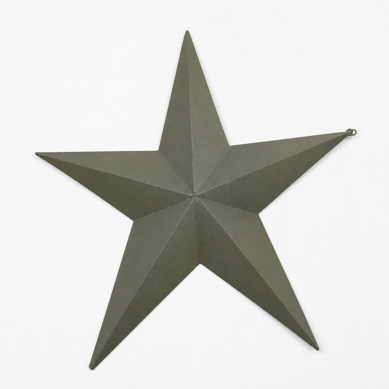 Matte Metal Barn Star Wall Decor