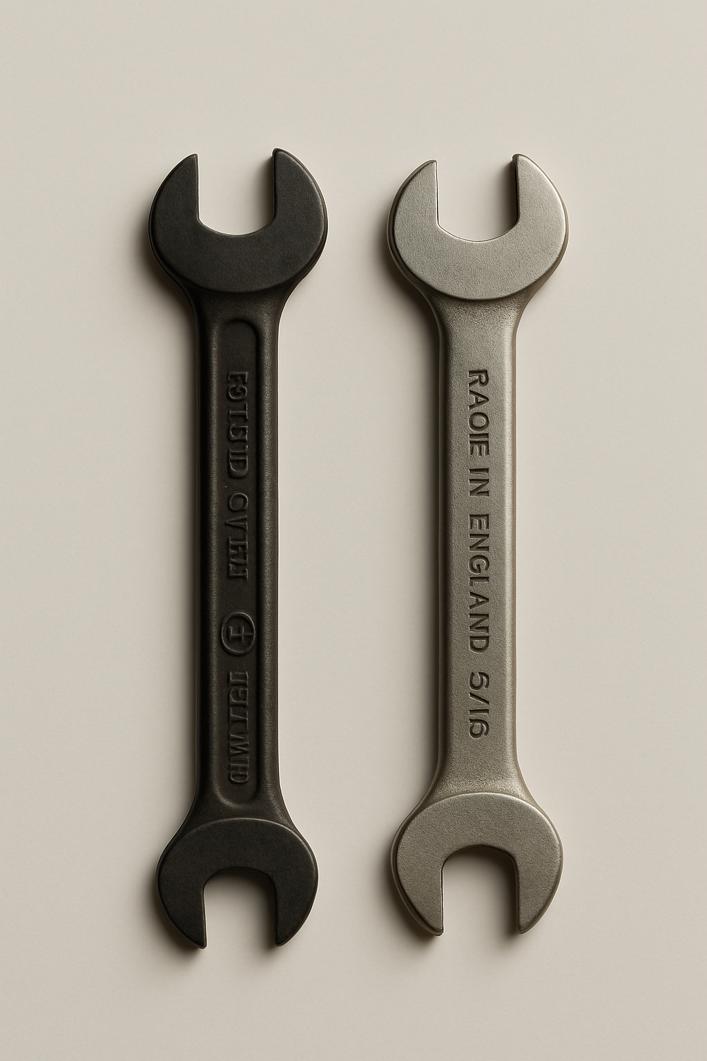Set of Vintage Open-End Wrenches