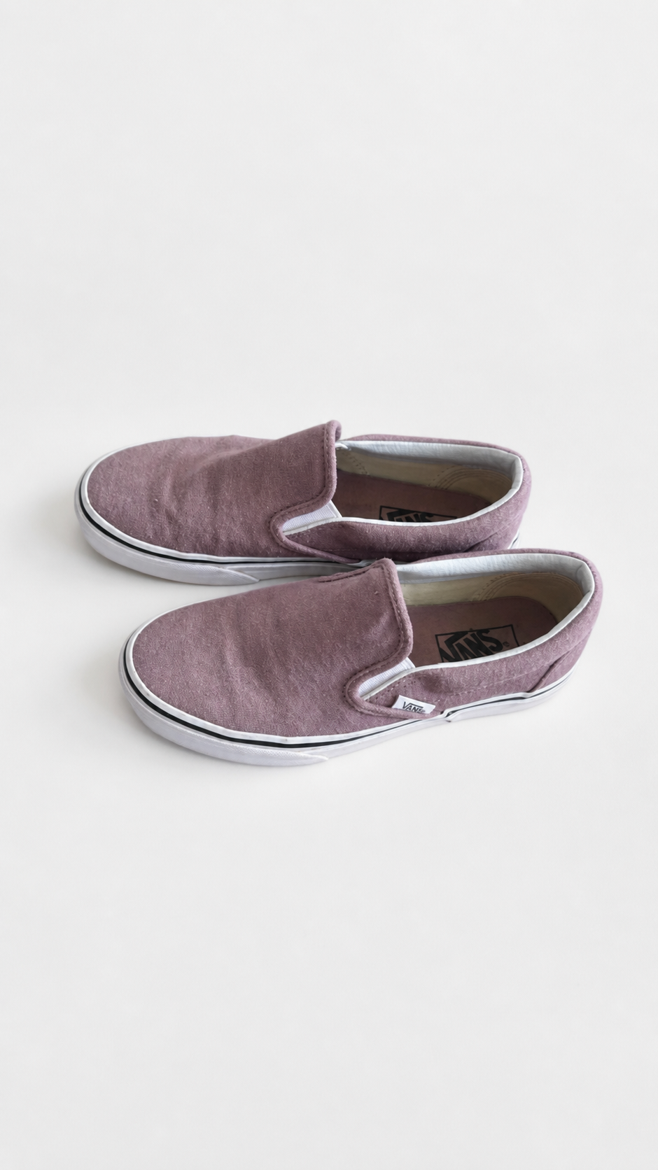 Vans Classic Mauve Slip-On Canvas Shoes, size 7