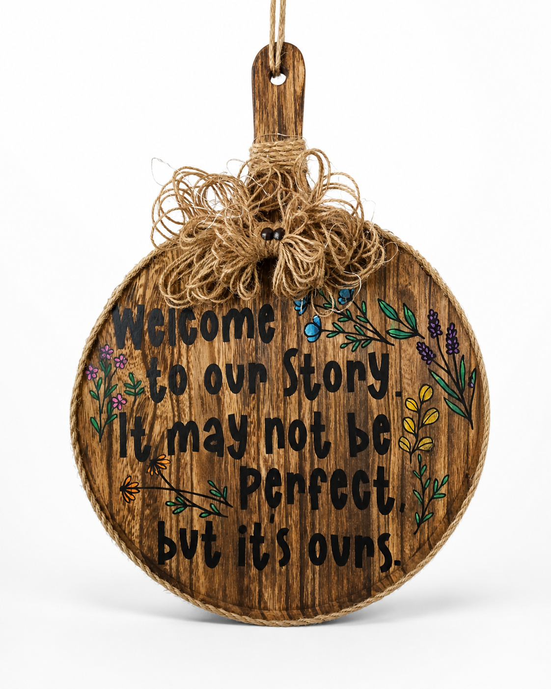 Rustic Decorative Wall Hanging Plaque