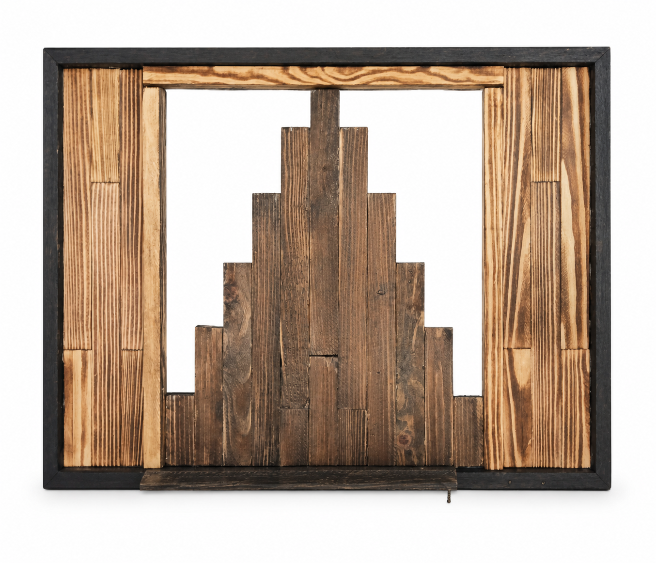 Handcrafted Geometric Wooden Wall Art