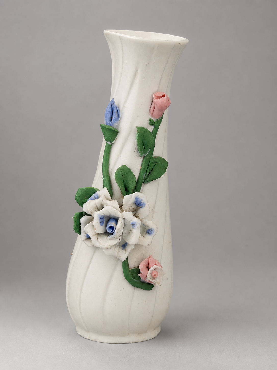 Elegant Floral Ceramic Vase