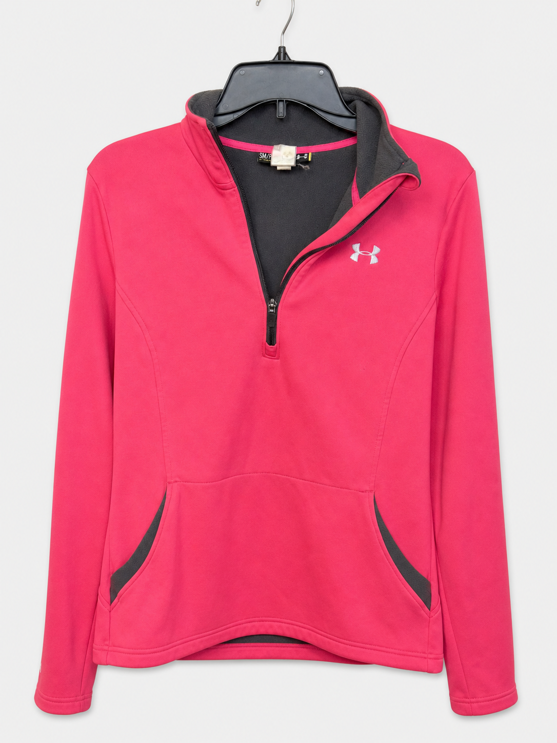 Under Armour Women's Pink 1/4 Zip Pullover - Size Small