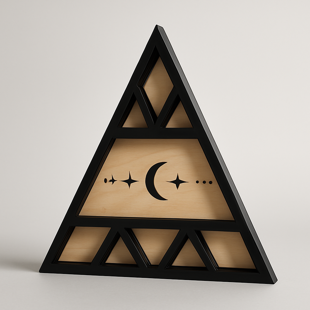 Decorative Geometric Lighted Display