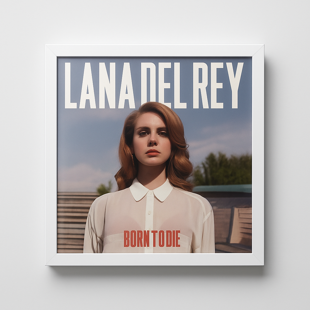 Framed Lana Del Rey 'Born to Die' Album Cover Poster