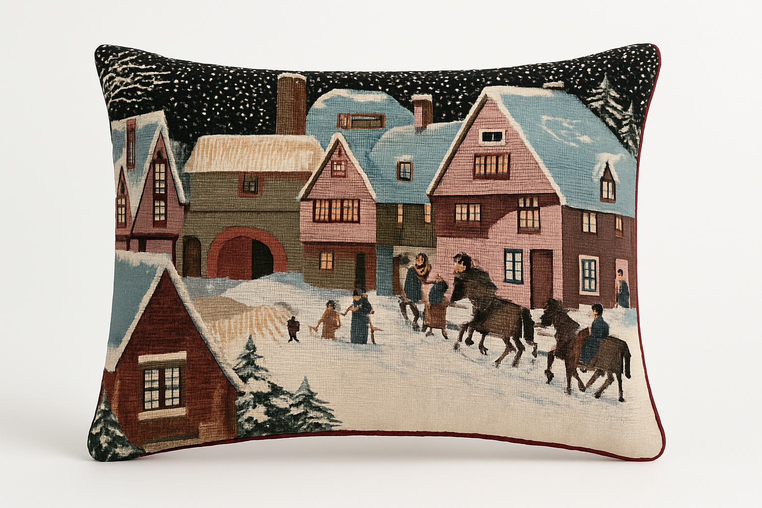 Decorative Tapestry Throw Pillow