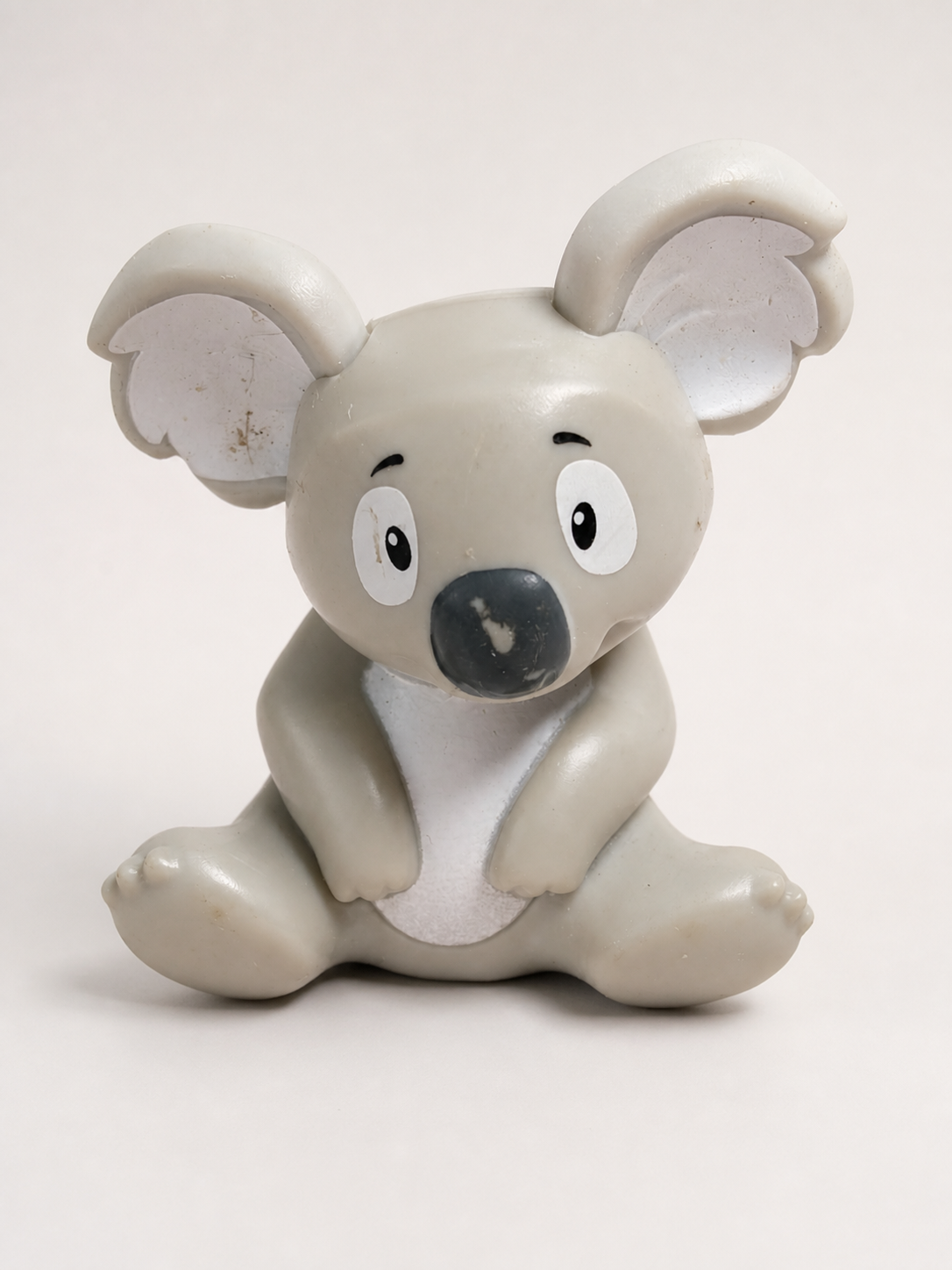 Adorable Koala Figurine - Gray Plastic 3-inch