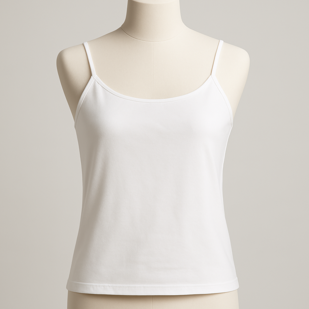 White Spaghetti Strap Tank Top