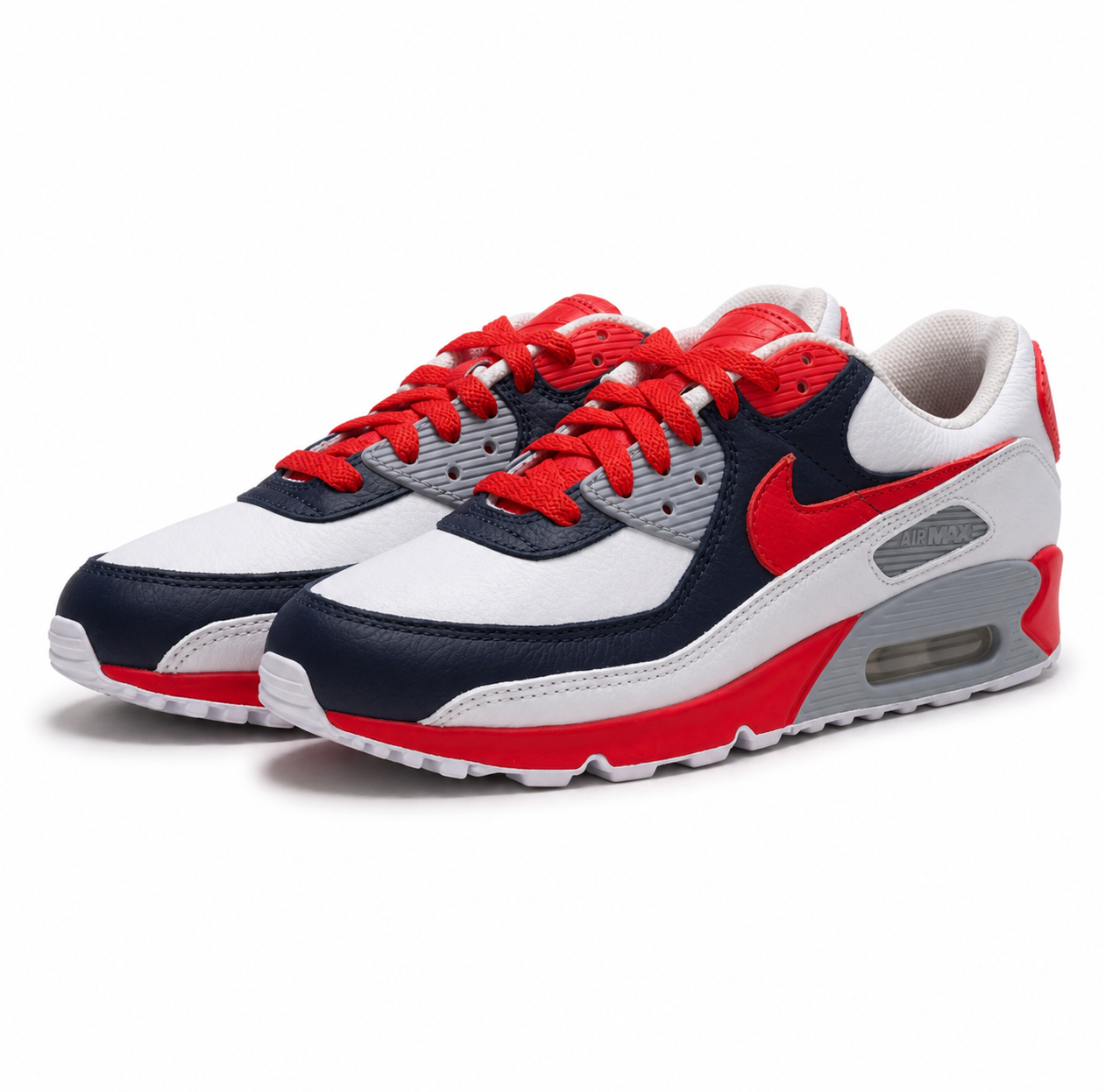 Nike Air Max 90 Essential in Red and Navy